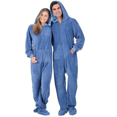Footed Pajamas Under The Sea Adult Hoodie Chenille Onesie Adult Double Xlwide Fits 64