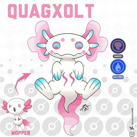 Quagxolt Wooper Regional Evolution By Delamancha2 On Deviantart Pokemon Teams Pokemon Cool