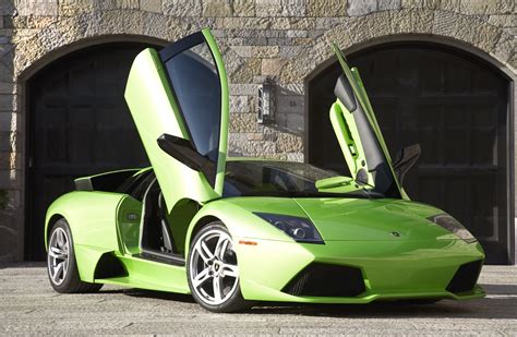 Lamborghini Murcielago Cars Coupe Supercars Italy Green Vert