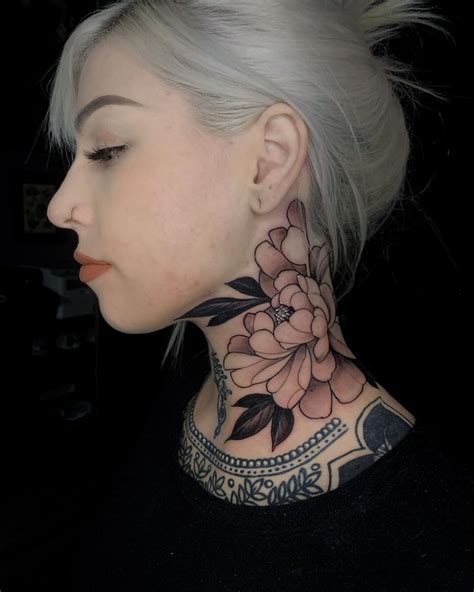 Top 78 Flower Throat Tattoos Latest Ineteachers