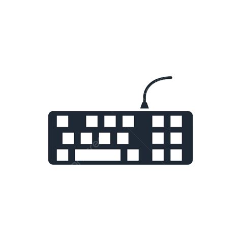 Icon Keyboard Silver Typescript Keypad Vector Silver Typescript