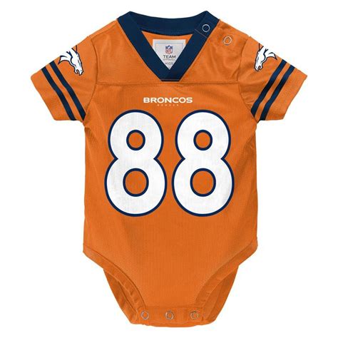 He signed with the patriots in 2019, but they traded him to the jets, and he finished his career with one season in new york. NFL Infants' Player Jersey Bodysuit - Denver Broncos Demaryius Thomas, Size: 12 months | Denver ...