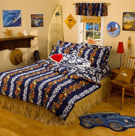 Made to order hawaiian print bedding sets. Hawaiian Comforter Bedroom - Tropical - Comforters And ...