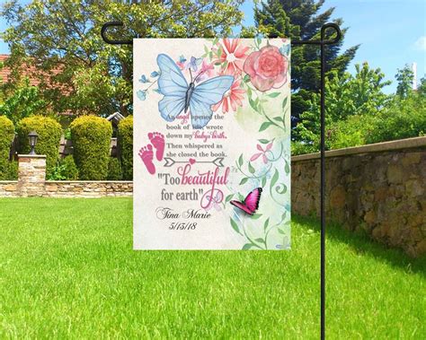 Please inquire with us if you would like this option. Photo Flag Custom Made Flag Garden Flag Sympathy Flag ...