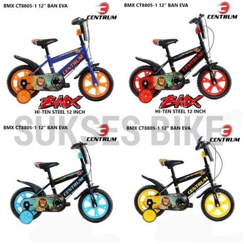 Jual Sepeda Bmx Anak Eva Centrum 8805 1 12 Inch Shopee Indonesia