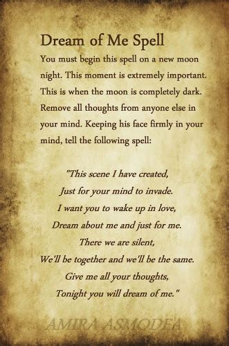 Spell To Make A Man Dream Of You Ritual Magic Spells Witchcraft Love Spells Wicca Love