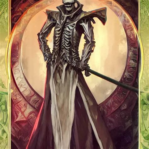 Krea Tall Skeleton Overlord Covered With Royal Robes Magic Caster