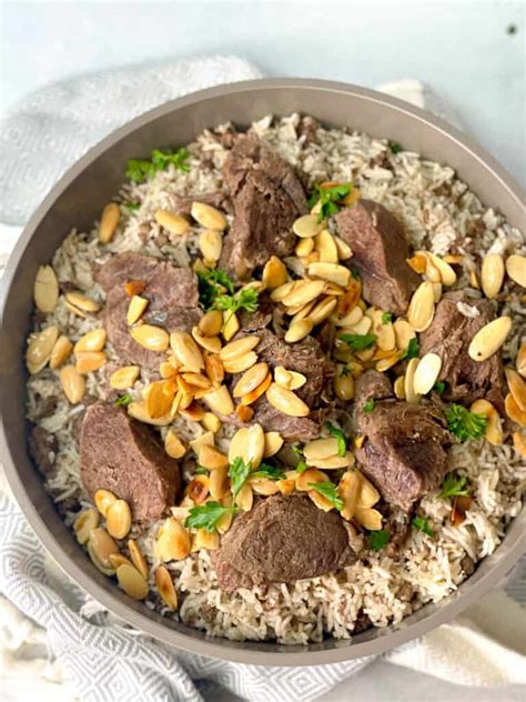 Tastegreatfoodie Mansaf Lebanese Rice With Meat Main Dish