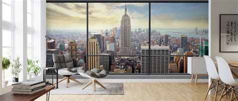 Penthouse Window View High Quality Wall Murals With Free Us Delivery