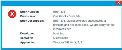 Quickbooks Error Code 404 Fix Resolve And Get Instant Help Solved