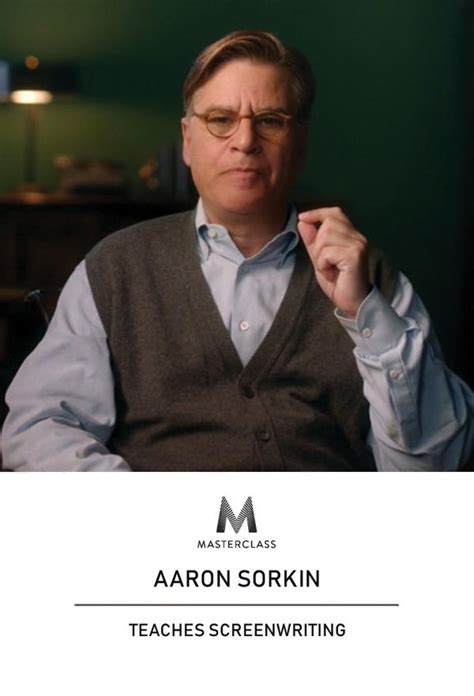 Masterclass Aaron Sorkin Teaches Screenwriting Trakt