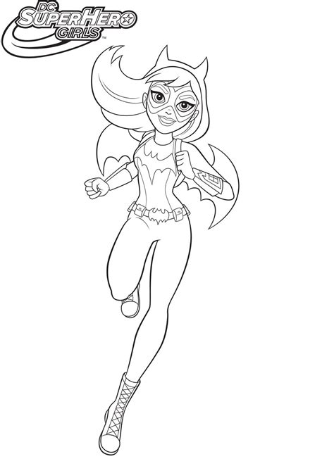 Dc Superhero Girls Coloring Pages Best Coloring Pages For Kids