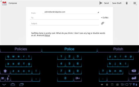 First Beta Of The Split Key Swiftkey For Tablets Keyboard Now Available