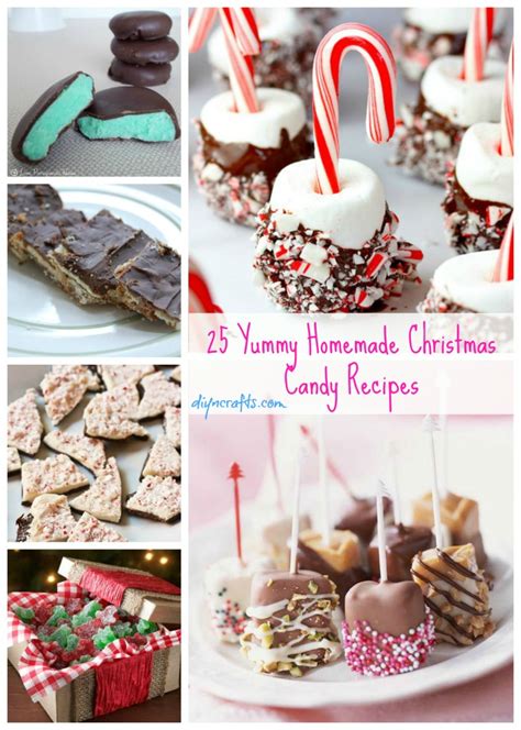 Start a new holiday tradition this year by making some of these delicious treats. 25 Yummy Homemade Christmas Candy Recipes - DIY & Crafts