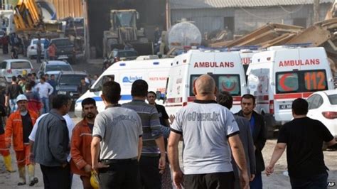 Deadly Turkey Blast Traps Hundreds Bbc News