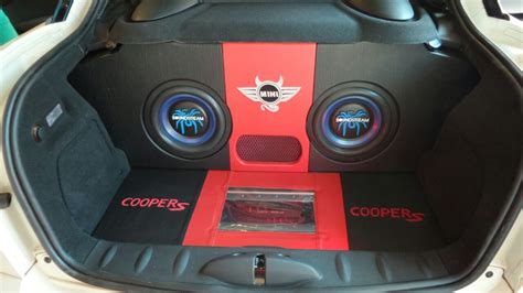 This Is A Custom Sound System Built For A Mini Cooper Mini Cooper