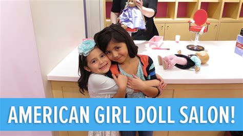American Girl Doll Store Salon And Spa Experience Youtube