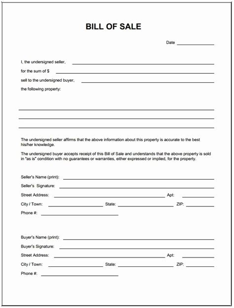 Free florida car bill of sale template - jesspace