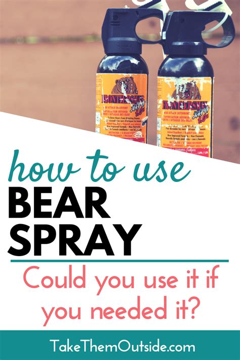Bear Spray Mace Do You Really Know How To Use It Bear Spray