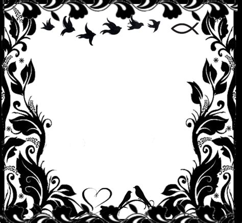 Awesome Black And White Frames Artistic Frames