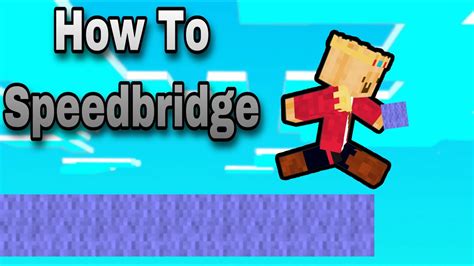 How To Speedbridge On Minecraft Bedrock Verry Easy Youtube