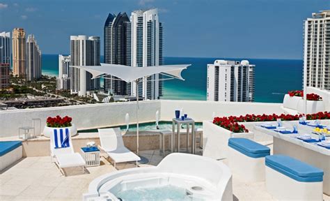 Contemporary Minimalist Penthouse Rooftop Project Sunny Isles Florida