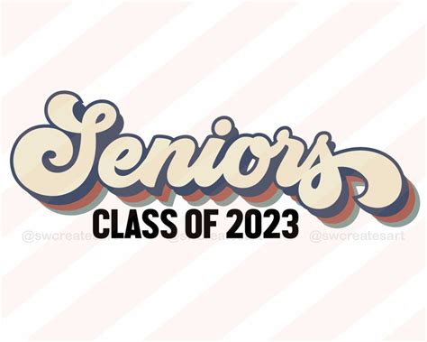 Retro Seniors 2023 Svg Class Of 2023 Svg Graduation 2023 Etsy Sweden
