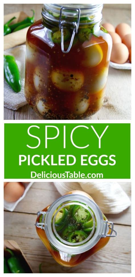 Maybe you would like to learn more about one of these? Make old-fashioned homemade deli-style Spicy Pickled Eggs ...
