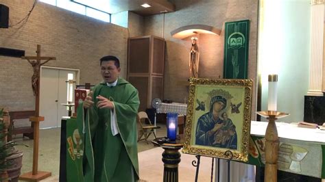 Homily Day 3 Of Novena And Mass Of Omph Marys Love For Neighbor