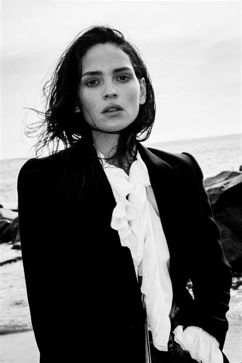 Aprendió tempranamente a tocar la guitarra y mostró una gran inclinación por ese la música. ADRIA ARJONA for Interview Magazine, March 2021 - HawtCelebs