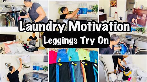 *NEW* ULTIMATE LAUNDRY MOTIVATION | LEGGINGS TRY ON HAUL | LAUNDRY