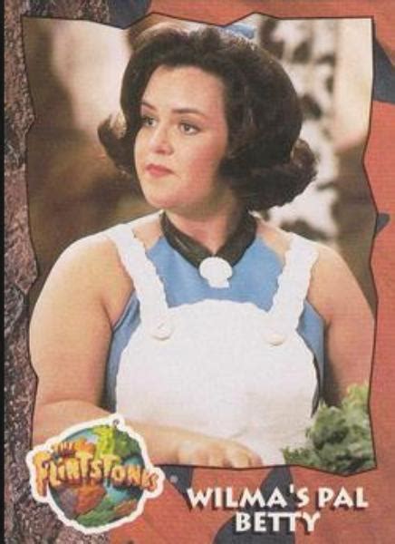 Rosie Odonnell Trading Card Flintstones 1993 Topps 5 Betty Rubble