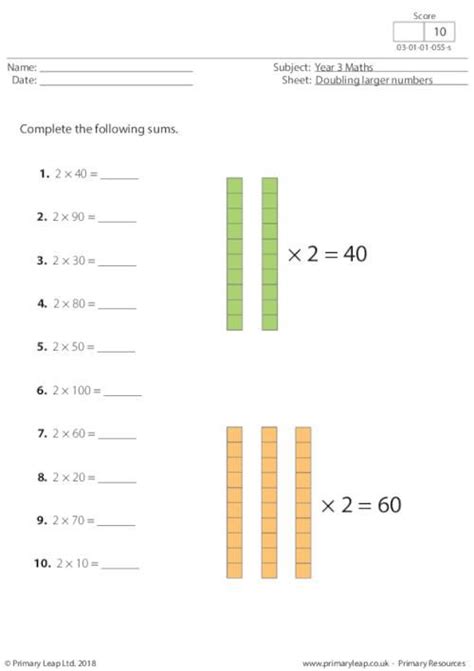 Maths, english and science resources for ks3 can be found on this key stage three dedicated page. Multiplication twos and tens | PrimaryLeap.co.uk | Free worksheets for kids, Basic math ...