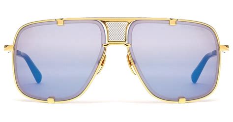 Dita Eyewear Mach Five Navigator Metal Sunglasses In Metallic For Men