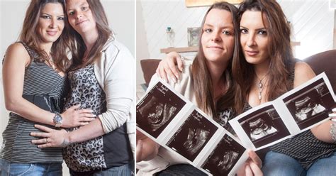 Lesbian Model And Her Wife Are Pregnant By Same Man At The Same Time
