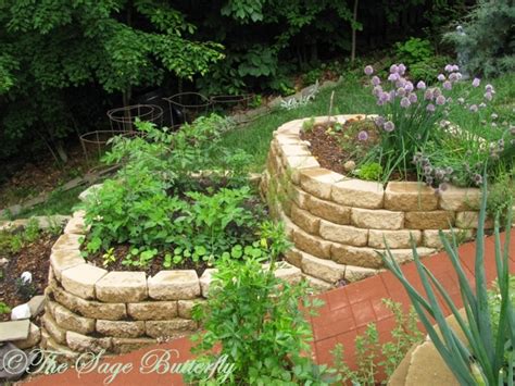 The Sage Butterfly How We Built Our Tiered Raised Bed