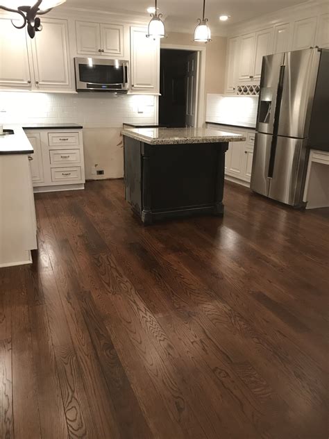Duraseal Spice Brown With Tinted Satin Polyurethane Finish On Red Oak