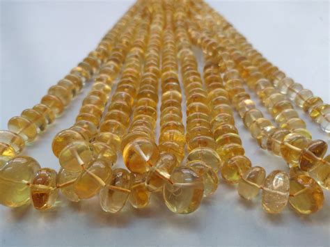 Citrine Beads 100 Natural Stone Strand 6 10 Mm Sequence Etsy
