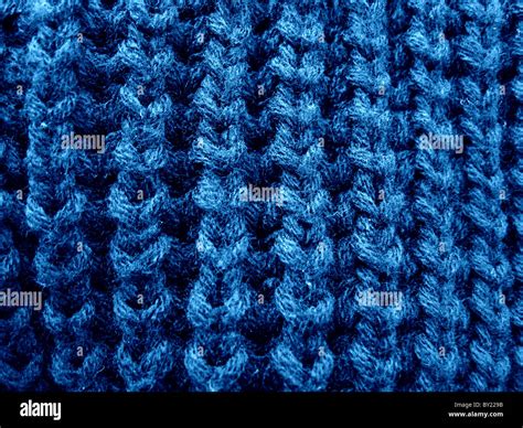 Texture Of Blue Sweater Background Stock Photo Alamy