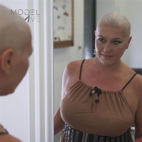 model shave on instagram “woman experiences smooth head shaving at the barbershop headshave