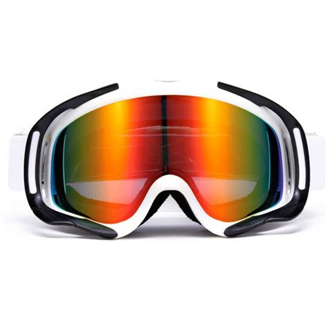 Nandn Women Skiing Glasses Double Layer Big Spherical Antimist Windproof Skiing Eyewearmen Ski