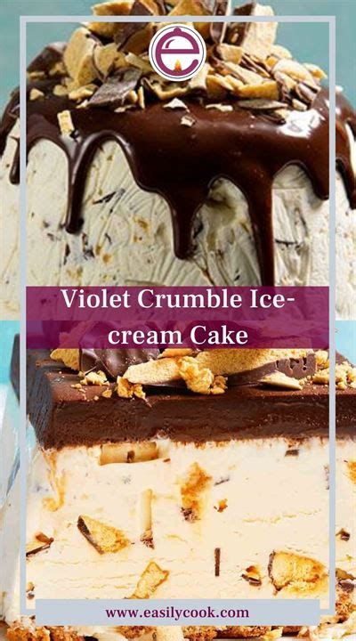 Violet Crumble Ice Cream Cake Easilycook Recipe Ice Cream Cake