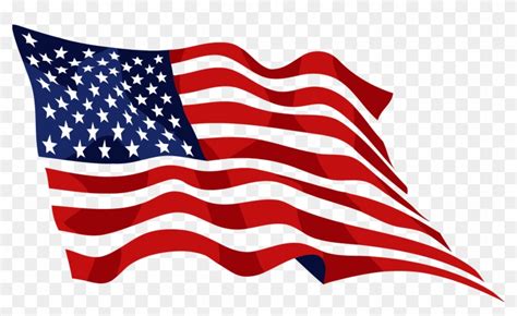 Free Black And White American Flag Png Waving American Flag Free