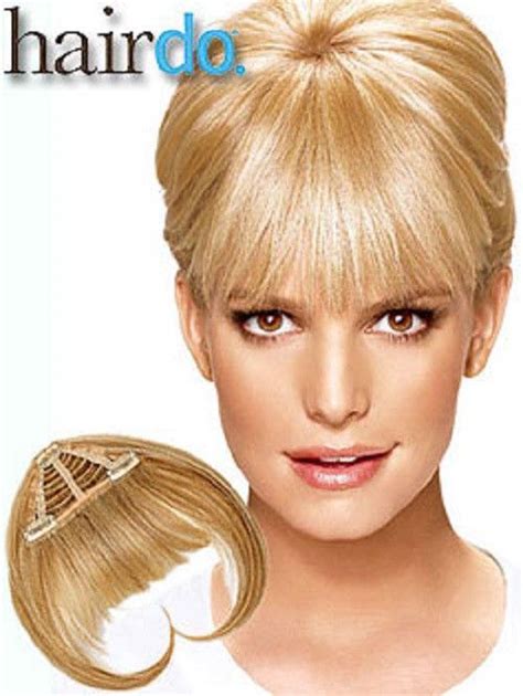 Jessica Simpson Ken Paves BANGS HairDo Hair Extensions NEW Clip In Hair Extensions
