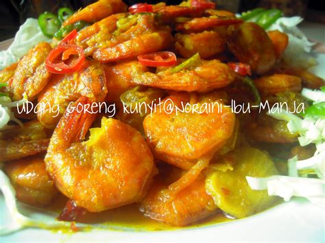 3 to 4 pax | 30 minutes. Sajian Bersama Ibu Manja: Udang Goreng Kunyit