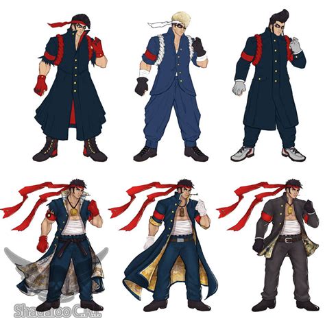 Street Fighter Academy Costumes 初期＆ボツ 活動報告書 Capcom：シャドルー格闘家研究所