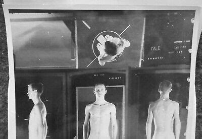 ORIGINAL 1954 YALE University Medical Science Scandal Posture Photo