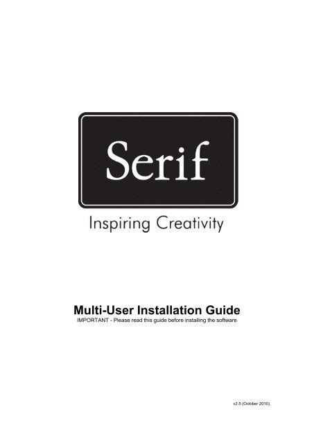 Multi User Installation Guide Winsoft International