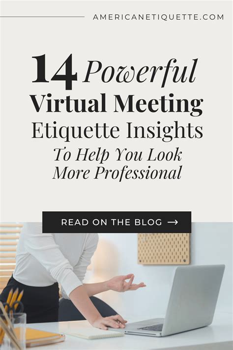 Virtual Meeting Etiquette Tips To Help You Look More Professional