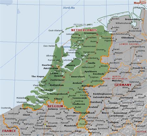 Nijmegen Karte Niederlande